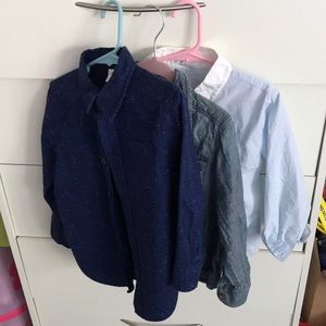 Set of 3 boys shirt sizes 4/5